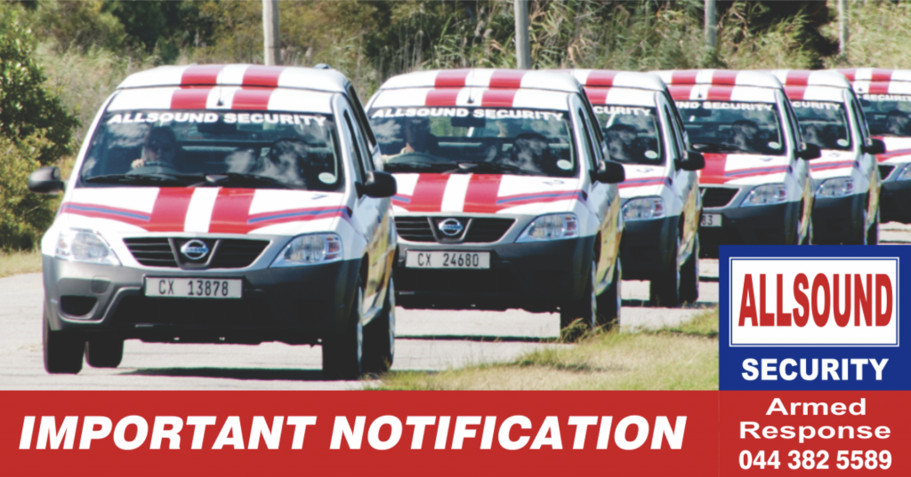 Allsound Security - Important Notification